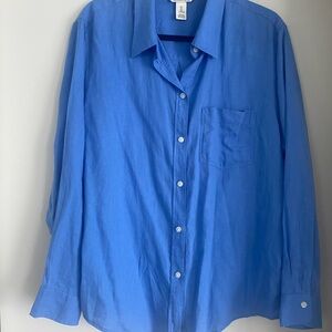 Vibrant Blue Long Sleeve Shirt